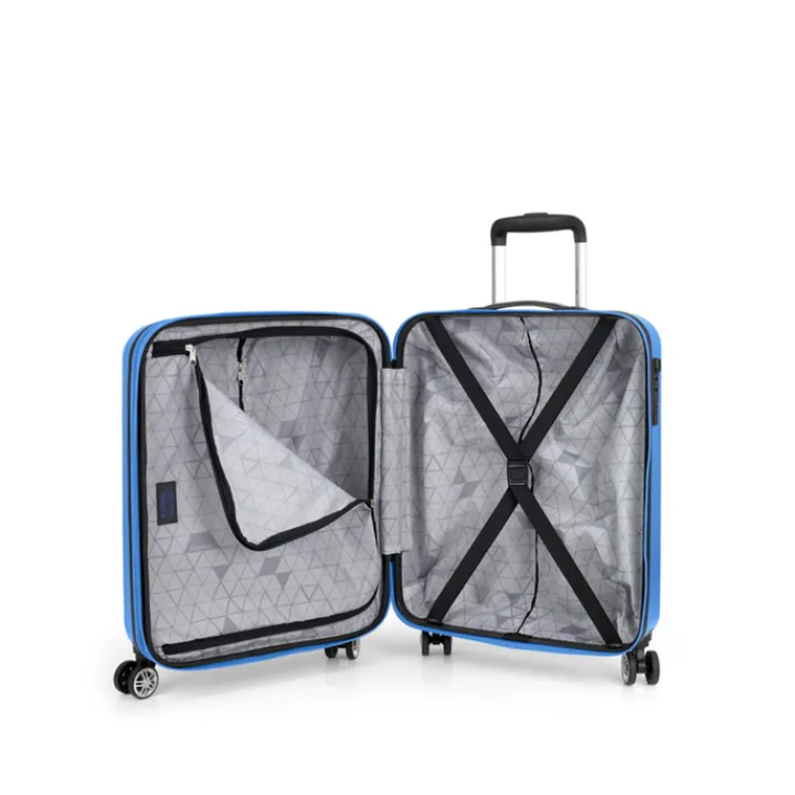 Handbagage Trolleys|Reiskoffers>Gabol Future Plus Cabin Trolley celeste