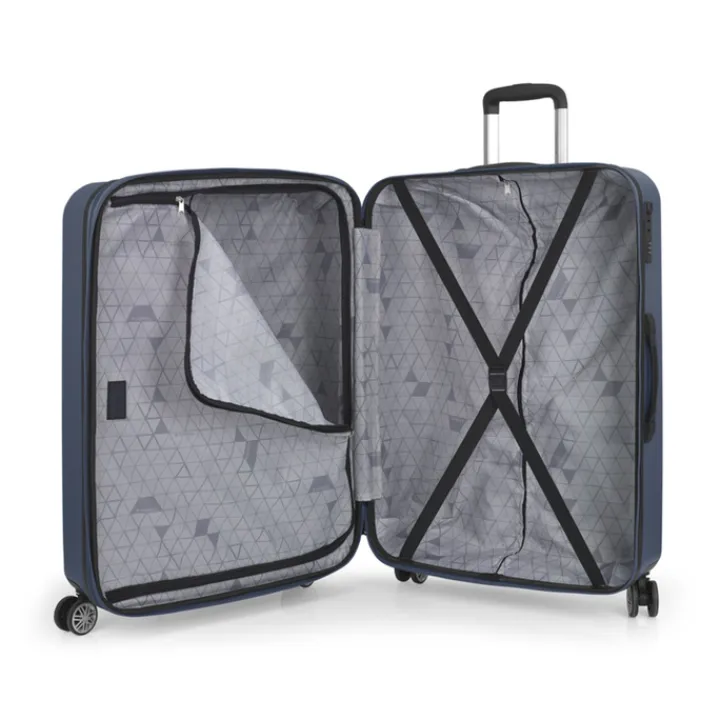 Reiskoffers|Harde Koffers>Gabol Future Plus Trolley 78 azul marino