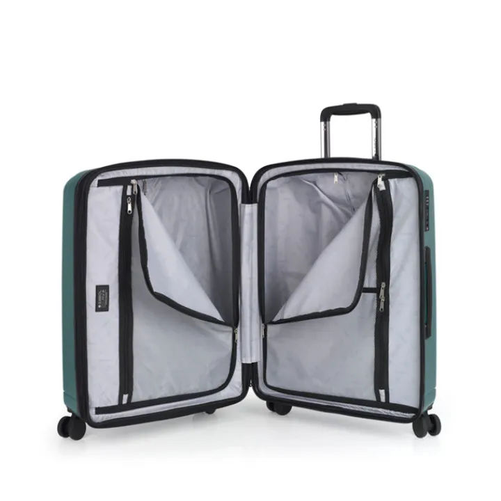 Reiskoffers|Harde Koffers>Gabol Radar Medium Trolley verde