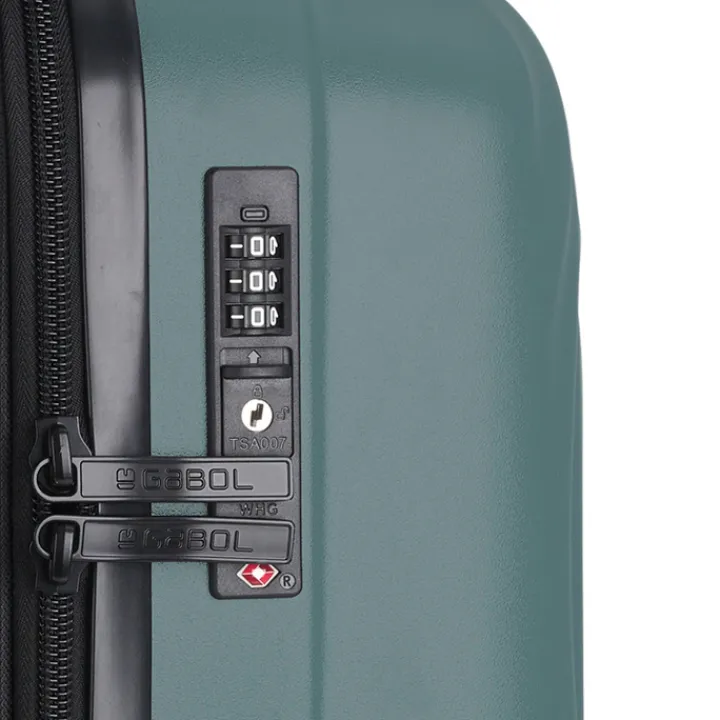 Reiskoffers|Harde Koffers>Gabol Radar Medium Trolley verde