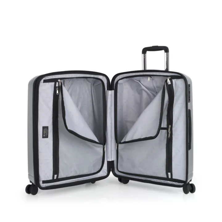 Reiskoffers|Harde Koffers>Gabol Radar Medium Trolley plata