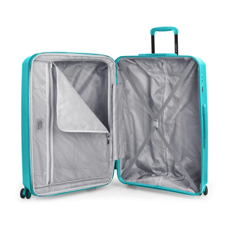 Reiskoffers|Harde Koffers>Gabol Steady Trolley L blue
