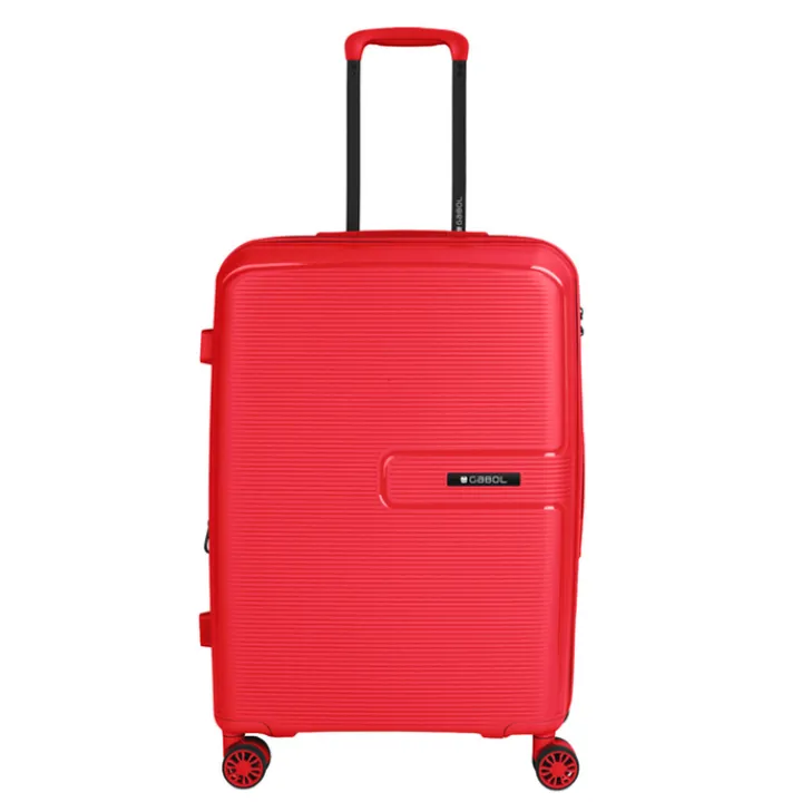 Reiskoffers|Harde Koffers>Gabol Steady Trolley M red