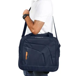 Reistrolleys|Handbagage Trolleys>Gabol Week Eco Pilot Case dark blue