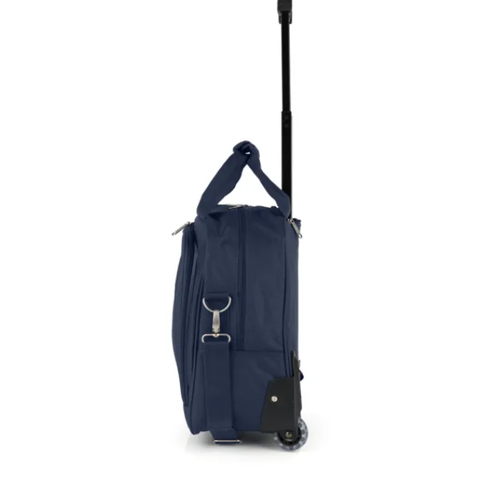 Reistrolleys|Handbagage Trolleys>Gabol Week Eco Pilot Case dark blue