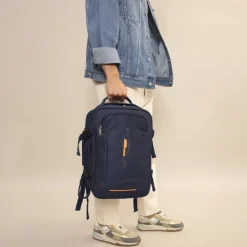 Kleine Reistassen|Handbagage Reistassen>Gabol Week Eco Travel Backpack navy blue