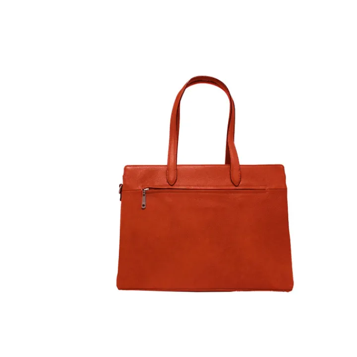 13 Inch Laptoptassen|Laptop Schoudertassen>Gigi Fratelli Romance Business bag 13" orange