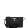 Schoudertassen|Crossbody>Guess Latona Mini Tri Cprtmnt Tz black