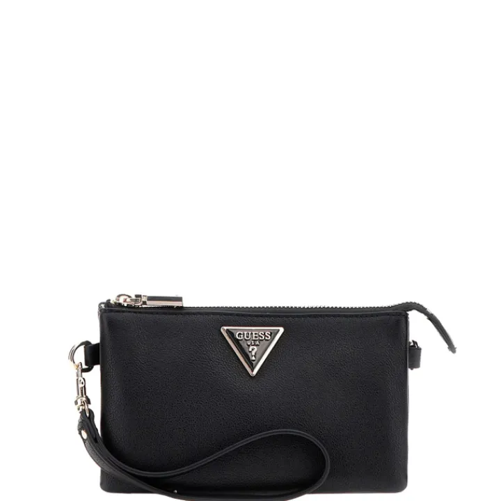 Schoudertassen|Crossbody>Guess Latona Mini Tri Cprtmnt Tz black