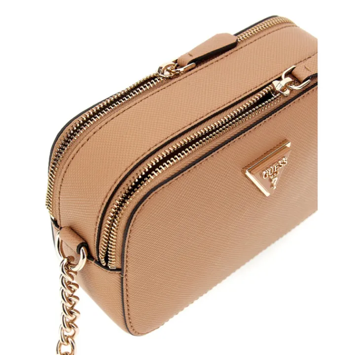 Schoudertassen|Crossbody>Guess Noelle Crossbody Camera beige