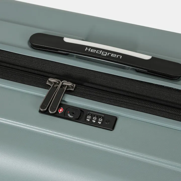 Reistrolleys|Reiskoffers>Hedgren Comby Grip M Expandable grey-green