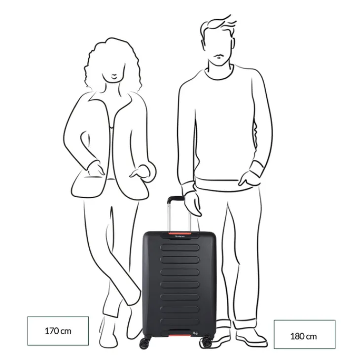 Harde Koffers|Reiskoffers>Hedgren Comby Grip M Expandable olive