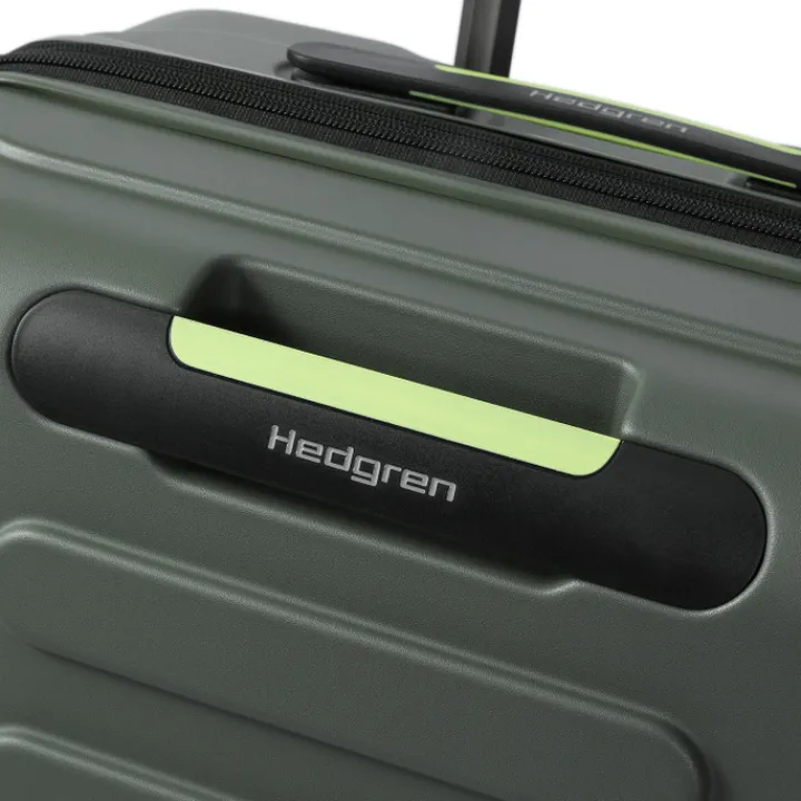 Harde Koffers|Reiskoffers>Hedgren Comby Grip M Expandable olive