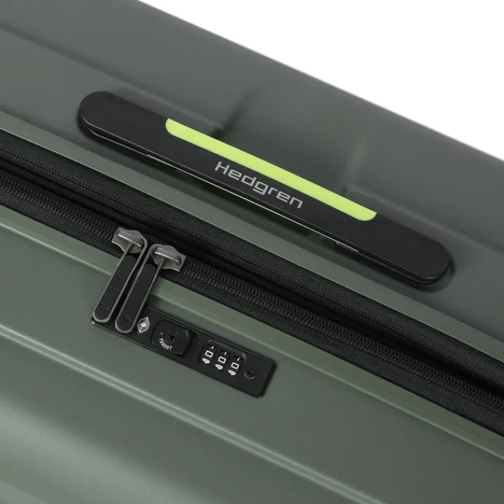Harde Koffers|Reiskoffers>Hedgren Comby Grip M Expandable olive