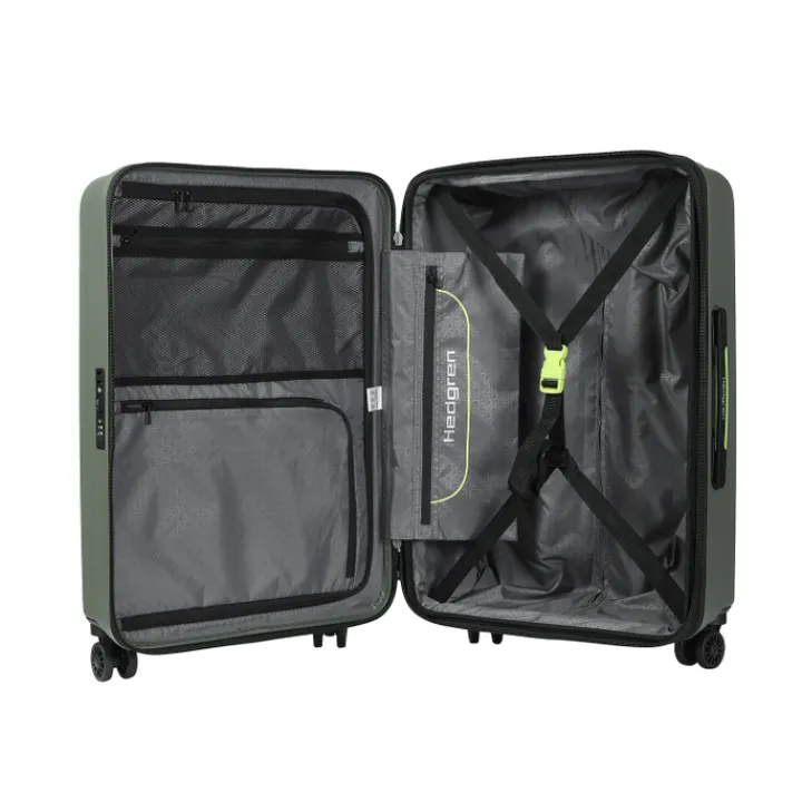Harde Koffers|Reiskoffers>Hedgren Comby Grip M Expandable olive