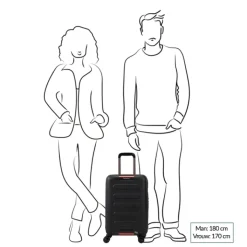 Transavia Trolleys|Klm Trolleys>Hedgren Comby Grip S black