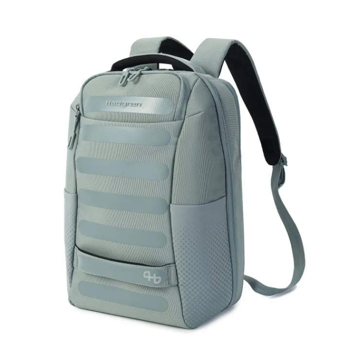 Kleine Rugzakken|Schoolrugzak>Hedgren Comby Handle M 15.6" grey-green