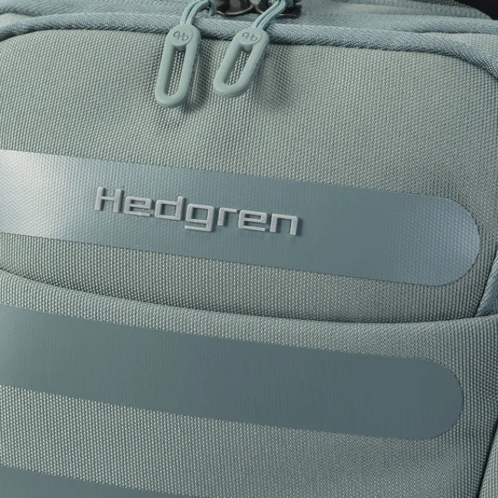 Kleine Rugzakken|Schoolrugzak>Hedgren Comby Handle M 15.6" grey-green