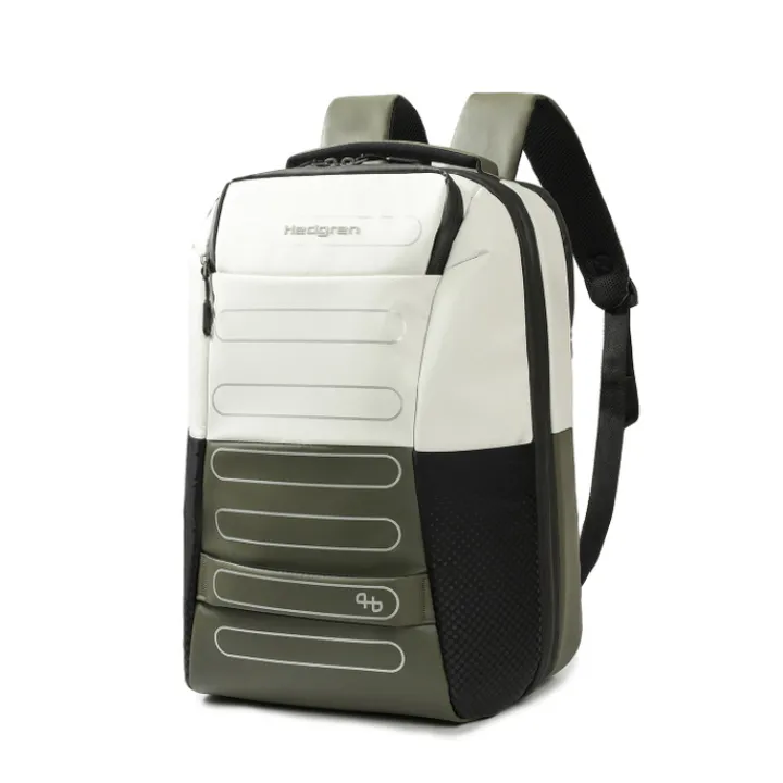15.6 Inch Laptoptassen|Laptop Rugzakken>Hedgren Comby Performance Handle Laptop Backpack M 15.6" Expandable vaporous grey