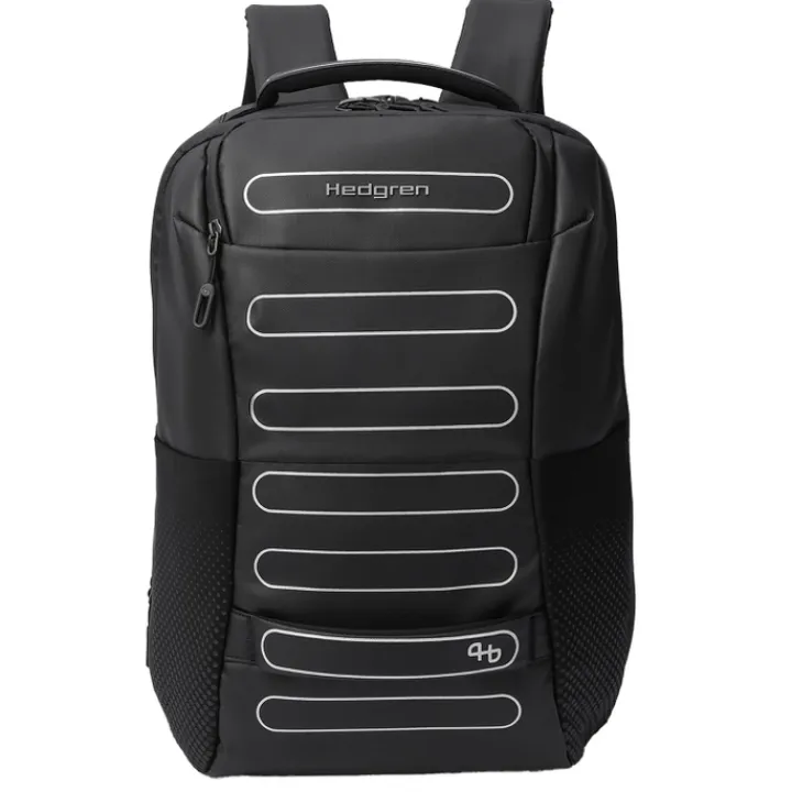 15.6 Inch Laptoptassen|Laptop Rugzakken>Hedgren Comby Performance Handle Laptop Backpack M 15.6" Expandable black