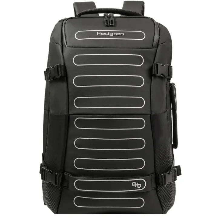 Handbagage Reistassen|Heren Reistassen>Hedgren Comby Performance Trip Cabin Backpack L 15.6" Expandable black