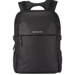 Schoolrugzak|Heren Schooltassen>Hedgren Commute Rail Laptoprugzak black
