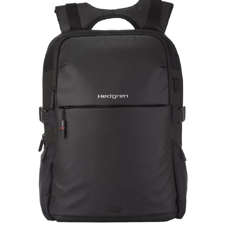 Schoolrugzak|Heren Schooltassen>Hedgren Commute Rail Laptoprugzak black