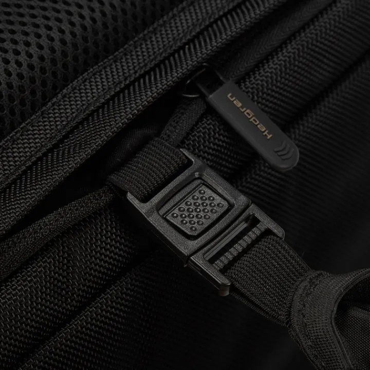 Schoolrugzak|Heren Schooltassen>Hedgren Commute Rail Laptoprugzak black