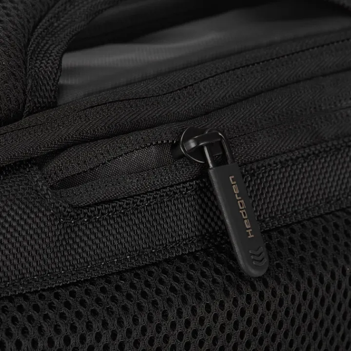 Schoolrugzak|Heren Schooltassen>Hedgren Commute Rail Laptoprugzak black