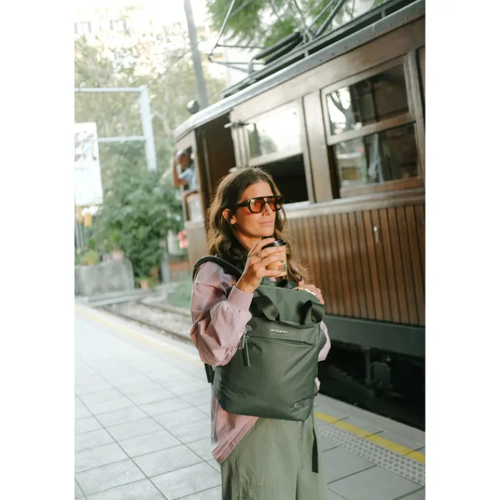 15.6 Inch Laptoptassen|Laptop Rugzakken>Hedgren Furo Rappu Laptop Backpack M 15.6" pussywillow grey