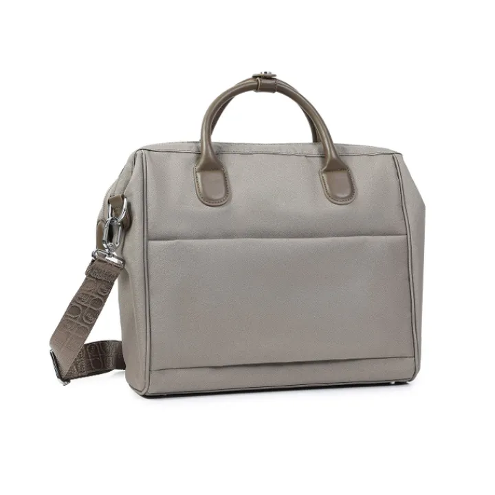 Herentassen|14 Inch Laptoptassen>Hedgren Galao RFID Briefcase 14" vintage taupe