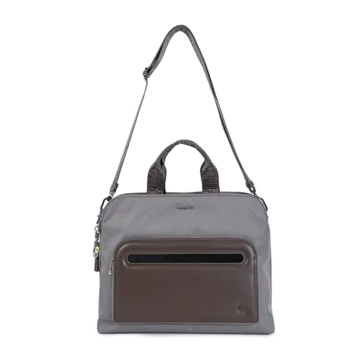 Laptop Schoudertassen|14 Inch Laptoptassen>Hedgren Lungo RFID Tote Bag vintage taupe