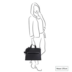 Laptop Schoudertassen|Dames Laptoptassen>Hedgren Lungo RFID Tote Bag peacoat blue