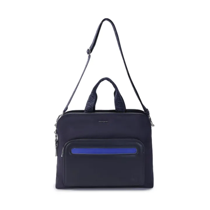 Laptop Schoudertassen|Dames Laptoptassen>Hedgren Lungo RFID Tote Bag peacoat blue