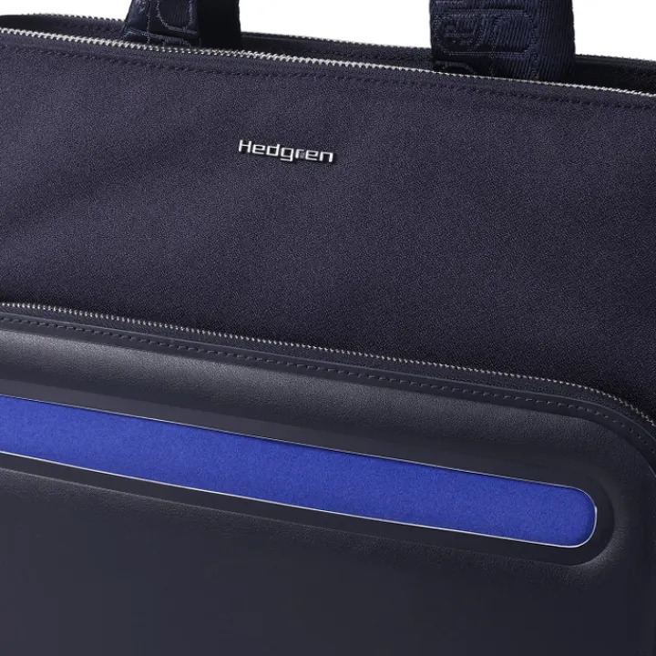 Laptop Schoudertassen|Dames Laptoptassen>Hedgren Lungo RFID Tote Bag peacoat blue