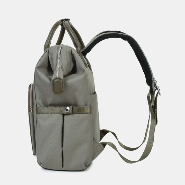 Kleine Rugzakken|Schoolrugzak>Hedgren Moka RFID Backpack M 14" vintage taupe