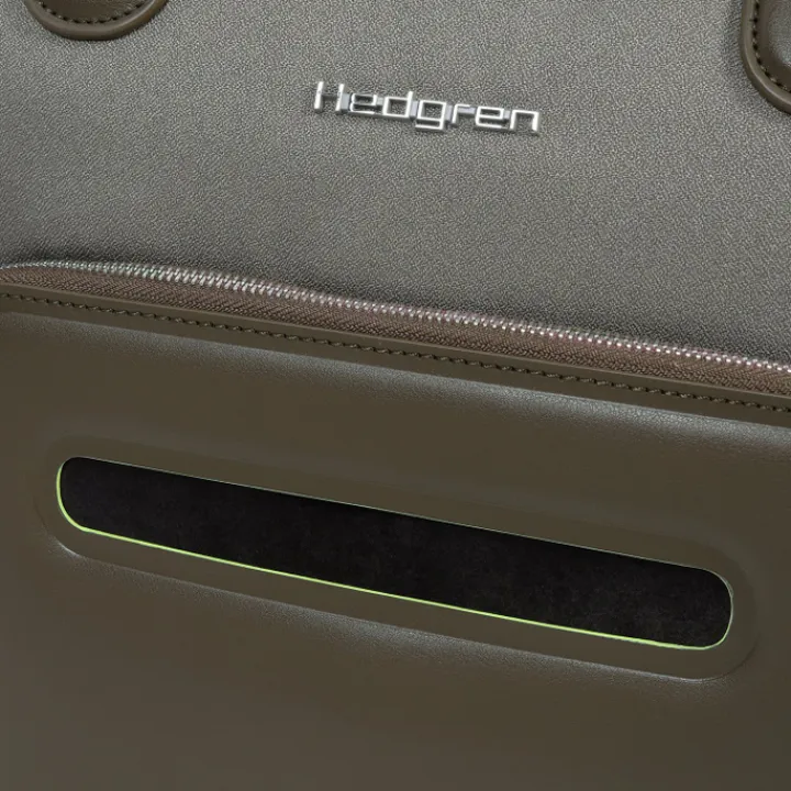 Kleine Rugzakken|Schoolrugzak>Hedgren Moka RFID Backpack M 14" vintage taupe