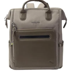 Schoolrugzak|Heren Schooltassen>Hedgren Moka RFID Backpack L 15.4" vintage taupe