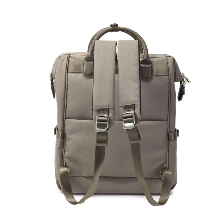 Schoolrugzak|Heren Schooltassen>Hedgren Moka RFID Backpack L 15.4" vintage taupe