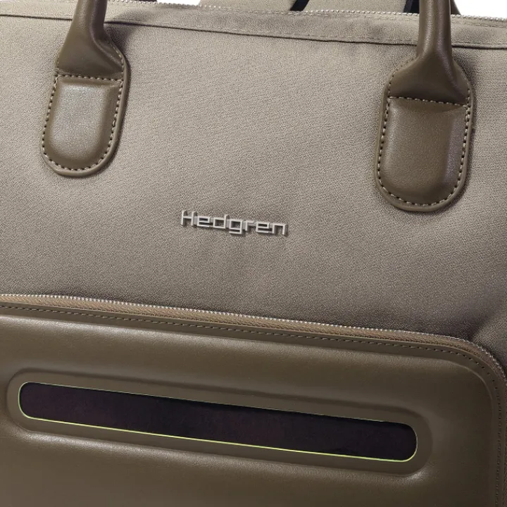 Schoolrugzak|Heren Schooltassen>Hedgren Moka RFID Backpack L 15.4" vintage taupe