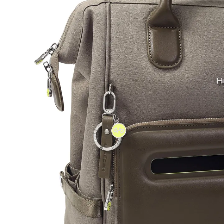 Schoolrugzak|Heren Schooltassen>Hedgren Moka RFID Backpack L 15.4" vintage taupe
