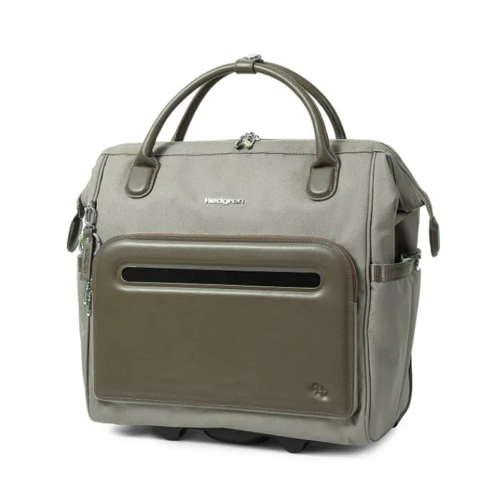 Handbagage Trolleys|Laptop Trolleys>Hedgren Venti RFID Rolling Tote 15.6" vintage taupe