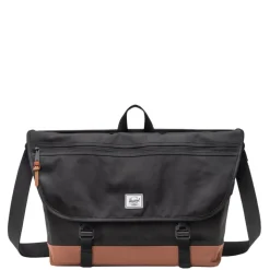 Schoudertassen|Herentassen>Herschel Supply Co. Cove Messenger black/saddle brown