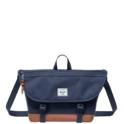 Schoudertassen|Herentassen>Herschel Supply Co. Cove Small Messenger navy/saddle brown