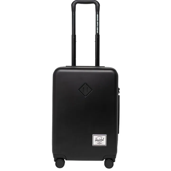 Handbagage Trolleys|Reistrolleys>Herschel Supply Co. Heritage Hardshell Large Carry On Luggage black