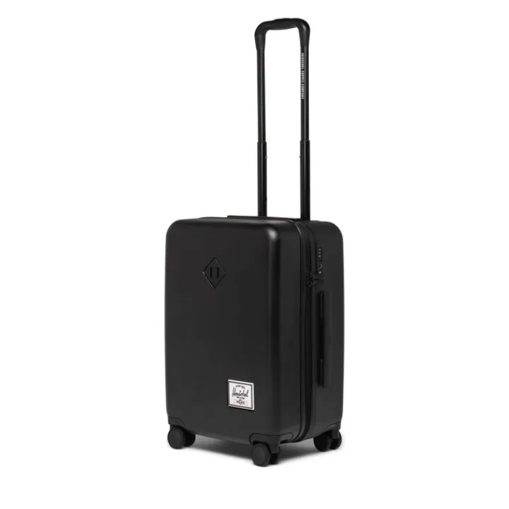 Handbagage Trolleys|Reistrolleys>Herschel Supply Co. Heritage Hardshell Large Carry On Luggage black