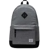 Dames Rugzakken|Schoolrugzak>Herschel Supply Co. Heritage Backpack raven crosshatch