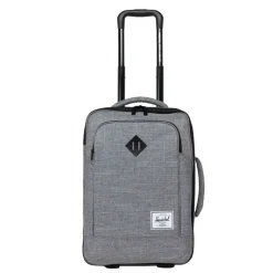 Handbagage Trolleys|Handbagage Koffers>Herschel Supply Co. Heritage Softshell Large CarryOn Luggage raven crosshatch