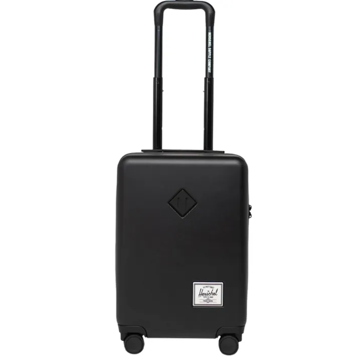 Handbagage Trolleys|Reistrolleys>Herschel Supply Co. Heritage Hardshell Carry On Luggage black