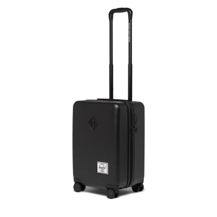 Handbagage Trolleys|Reistrolleys>Herschel Supply Co. Heritage Hardshell Carry On Luggage black